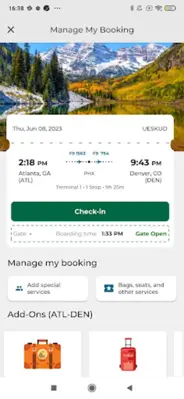 Frontier Airlines android App screenshot 3