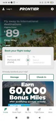 Frontier Airlines android App screenshot 7